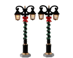 Lemax Misc. Accessories<Lemax 34090 - Splendid Lights, Set Of 2, Battery-Operated (4.5-Volt) - Misc. Accessories
