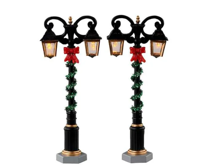Lemax Misc. Accessories<Lemax 34090 - Splendid Lights, Set Of 2, Battery-Operated (4.5-Volt) - Misc. Accessories