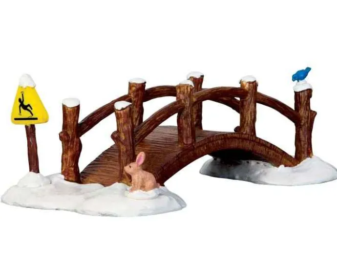 Lemax Table Pieces<Lemax 63276 - Split Rail Footbridge - Table Pieces