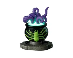 Lemax Spooky Town Accessories<Lemax 24941 - Spooky Cauldron, Battery-Operated (4.5-Volt) - Spooky Town Halloween Village Accessories