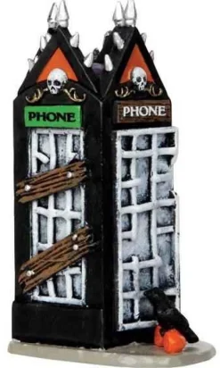 Lemax Spooky Town Accessories<Lemax 44739 - Spooky Phone Booth - Spooky Town Halloween Village Accessories