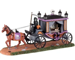 Lemax Spooky Town Accessories<Lemax 13551 - Spooky Victorian Hearse - Spooky Town Halloween Village Accessories