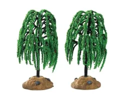 Lemax Trees<Lemax 94548 - Spring Willow Tree, Set Of 2 - Trees