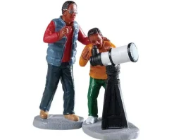 Lemax Figurines<Lemax 92744 - Stargazing, Set Of 2 - Figurines