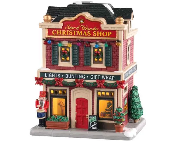 Lemax Caddington Village<Lemax 05646 - Star Of Wonder Christmas Shop - Caddington Village