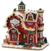 Lemax Santa's Wonderland<Lemax 95530 - St. Nick's Elf Academy, Battery-Operated (4.5-Volt) - Santa's Wonderland