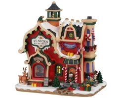 Lemax Santa's Wonderland<Lemax 95530 - St. Nick's Elf Academy, Battery-Operated (4.5-Volt) - Santa's Wonderland