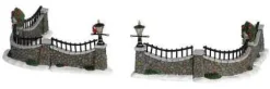 Lemax Table Pieces<Lemax 63576 - Stone Wall, Set Of 6 - Christmas Village Table Pieces