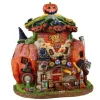 Lemax Spooky Town Houses<Lemax 25855 - Sugared Pumpkin Candy Shoppe, Battery-Operated (4.5-Volt) - Spooky Town Halloween Village Houses & Buildings