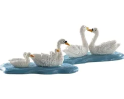 Lemax Figurines<Lemax 82613 - Swans, Set Of 2 - Figurines