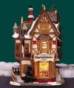Lemax Caddington Village<Lemax 35845 - Tannenbaum Christmas Shoppe - Caddington Village Christmas Houses & Buildings