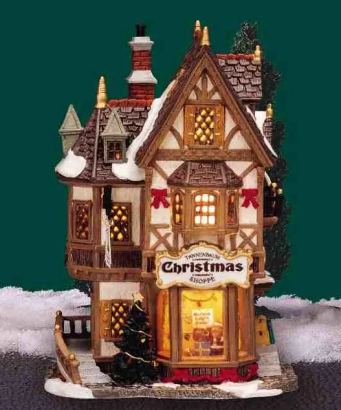 Lemax Caddington Village<Lemax 35845 - Tannenbaum Christmas Shoppe - Caddington Village Christmas Houses & Buildings