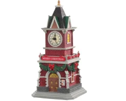 Lemax Caddington Village<Lemax 05679 - Tannenbaum Clock Tower, Battery-Operated (1.5V) - Caddington Village