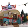 Lemax Table Pieces<Lemax 04746 - Ted's Tree Lot, Battery-Operated (4.5V) - Table Pieces