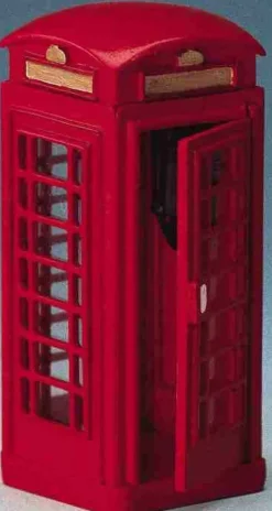 Lemax Misc. Accessories<Lemax 44176 - Telephone Booth - Christmas Village Misc. Accessories