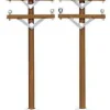 Lemax Misc. Accessories<Lemax 64461 - Telephone Poles, Set Of 2 - Christmas Village Misc. Accessories