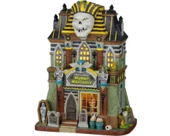 Lemax Spooky Town Houses<Lemax 25850 - That's A Wrap Mummy Mortuary - Spooky Town Halloween Village Houses & Buildings