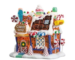 Lemax Sugar N Spice Houses<Lemax 75181 - The Candy Shop, Battery-Operated (4.5V) - Sugar N Spice Houses