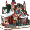 Lemax Santa's Wonderland<Lemax 75292 - The Claus Cottage, Battery-Operated (4.5V) - Santa's Wonderland