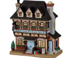 Lemax Caddington Village<Lemax 25899 - The Coat Of Arms Inn - Caddington Village Christmas Houses & Buildings