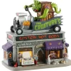 Lemax Spooky Town Houses<Lemax 05611 - The Creature's Custom Hot Rod Shop - Spooky Town Houses