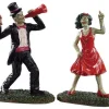 Lemax Spooky Town Figurines<Lemax 92730 - The Dancing Dead, Set Of 2 - Spooky Town Figurines