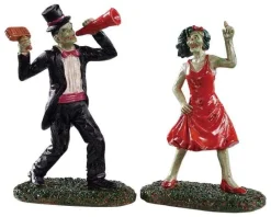 Lemax Spooky Town Figurines<Lemax 92730 - The Dancing Dead, Set Of 2 - Spooky Town Figurines
