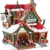 Lemax Santa's Wonderland<Lemax 75291 - The Elf Workshop, Battery-Operated (4.5V) - Santa's Wonderland