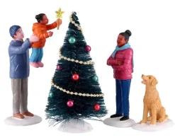 Lemax Figurines<Lemax 12032 - The Final Touch, Set Of 4 - Figurines