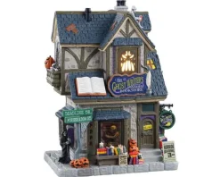 Lemax Spooky Town Houses<Lemax 15729 - The Ghost Writer's Antique Bookstore - Spooky Town Houses