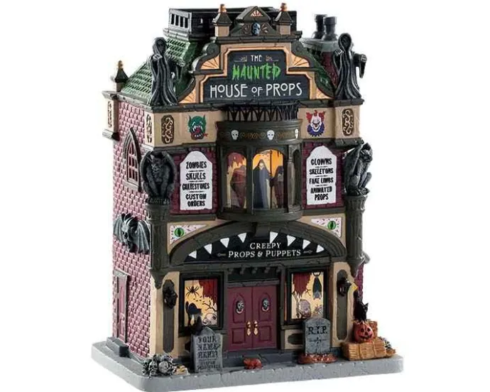 Lemax Spooky Town Houses<Lemax 85312 - The Haunted House Of Props - Spooky Town Houses