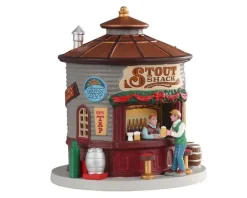 Lemax Table Pieces<Lemax 04745 - The Stout Shack, Battery-Operated (3-Volt) - Table Pieces
