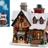 Lemax Vail Village<Lemax 05698 - Thicket Falls Cabin, With 4.5V Adaptor - Vail Village