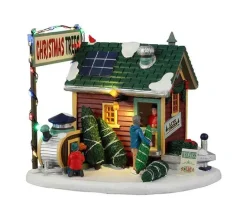 Lemax Vail Village<Lemax 25901 - Tiny House Tree Lot, Battery-Operated (4.5-Volt) - Vail Village Christmas Houses & Buildings