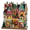 Lemax Facades<Lemax 15804 - Tis The Season Shops, Battery-Operated (4.5-Volt) - Christmas Village Facades