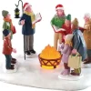 Lemax Table Pieces<Lemax 84362 - Toasty Caroling, Battery-Operated (4.5V) - Table Pieces