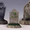 Lemax Spooky Town Accessories<Lemax 44145 - Tombstones, Set Of 5 - Spooky Town Halloween Village Accessories