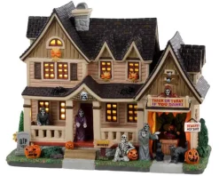 Lemax Spooky Town Houses<Lemax 35007 - Trick Or Treat, If You Dare - Spooky Town Houses