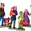 Lemax Spooky Town Figurines<Lemax 42217 - Trick Or Treating Fun, Set Of 4 - Spooky Town Halloween Village Figurines