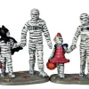 Lemax Spooky Town Figurines<Lemax 62423 - Trick Or Treating With Mummy And Deady, Set/2 - Spooky Town Figurines