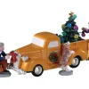 Lemax Table Pieces<Lemax 93444 - Trimming The Truck, Set Of 4 - Table Pieces