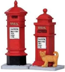 Lemax Misc. Accessories<Lemax 14362 - Victorian Mailboxes, Set Of 2 - Christmas Village Misc. Accessories