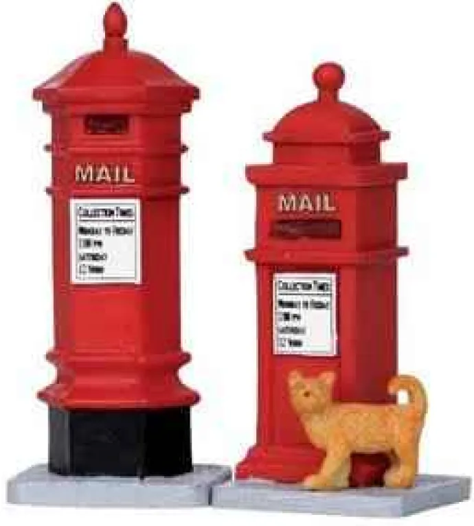 Lemax Misc. Accessories<Lemax 14362 - Victorian Mailboxes, Set Of 2 - Christmas Village Misc. Accessories