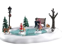 Lemax Table Pieces<Lemax 94527 - Victorian Skaters, Battery-Operated (4.5-Volt) - Table Pieces
