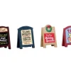 Lemax Misc. Accessories<Lemax 64071 - Village Signs, Set Of 4 - Misc. Accessories