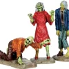 Lemax Spooky Town Figurines<Lemax 42219 - Walking Zombies, Set Of 3 - Spooky Town Figurines
