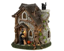 Lemax Spooky Town Accessories<Lemax 34079 - Wanda's Cottage, Battery-Operated (3V) - Spooky Town Accessories