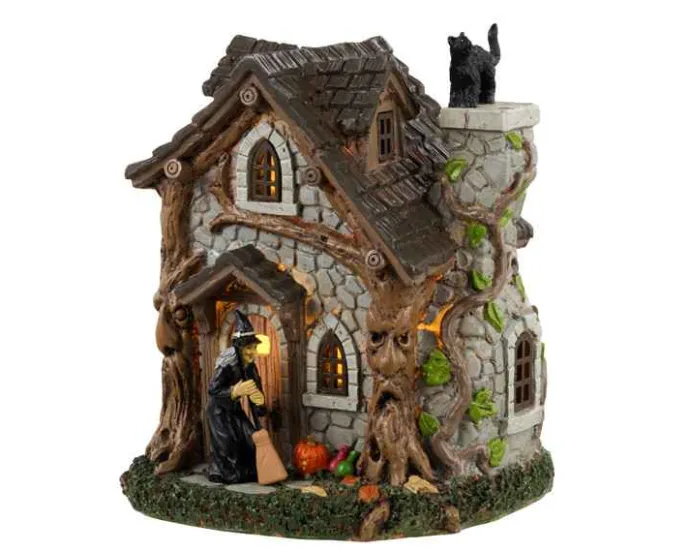 Lemax Spooky Town Accessories<Lemax 34079 - Wanda's Cottage, Battery-Operated (3V) - Spooky Town Accessories