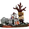 Lemax Spooky Town Accessories<Lemax 73296 - Welcome To The Boneyard - Spooky Town Accessories