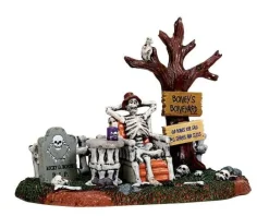 Lemax Spooky Town Accessories<Lemax 73296 - Welcome To The Boneyard - Spooky Town Accessories